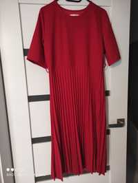Nowa sukienka czerwona midi xl