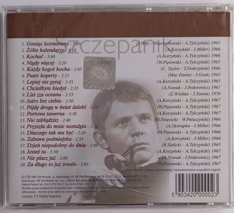 Piotr Szczepanik Złote Przeboje 1999r (Nowa)