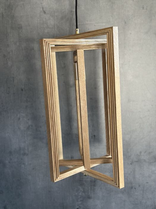 Żyrandol , Lampa wiszacąca dąb naturalny. Do salonu, korytarz,design