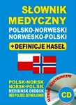 Słownik medyczny polsko-norweski norwesko-pol + Cd