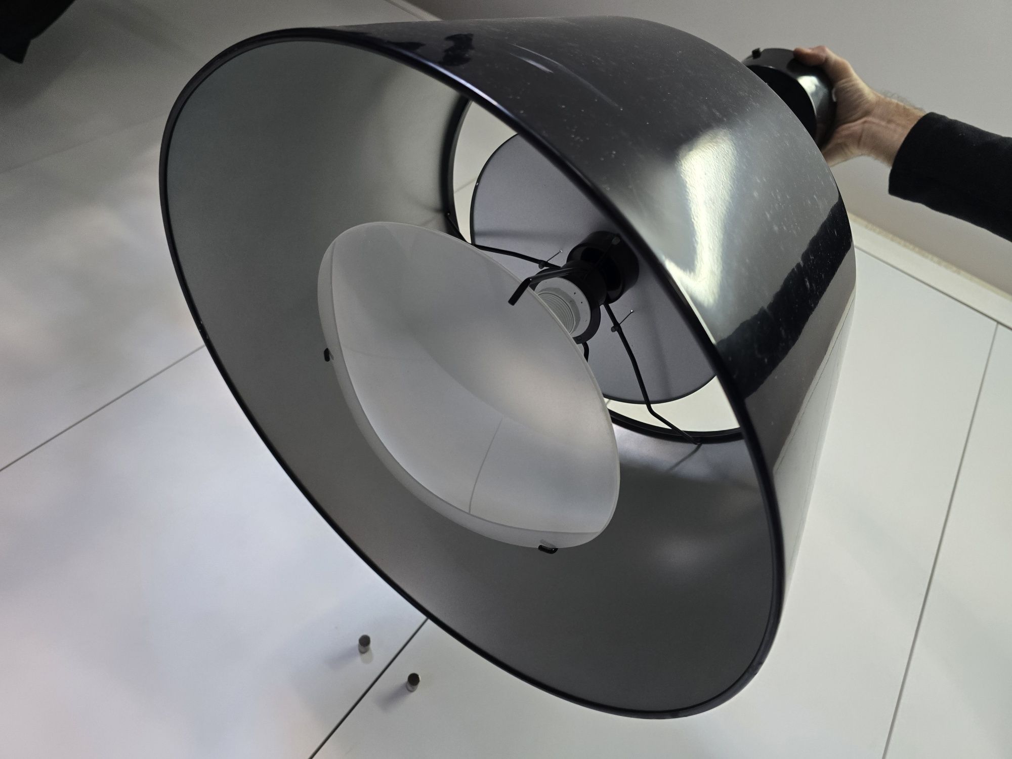 Candeeiro IKEA suspenso preto