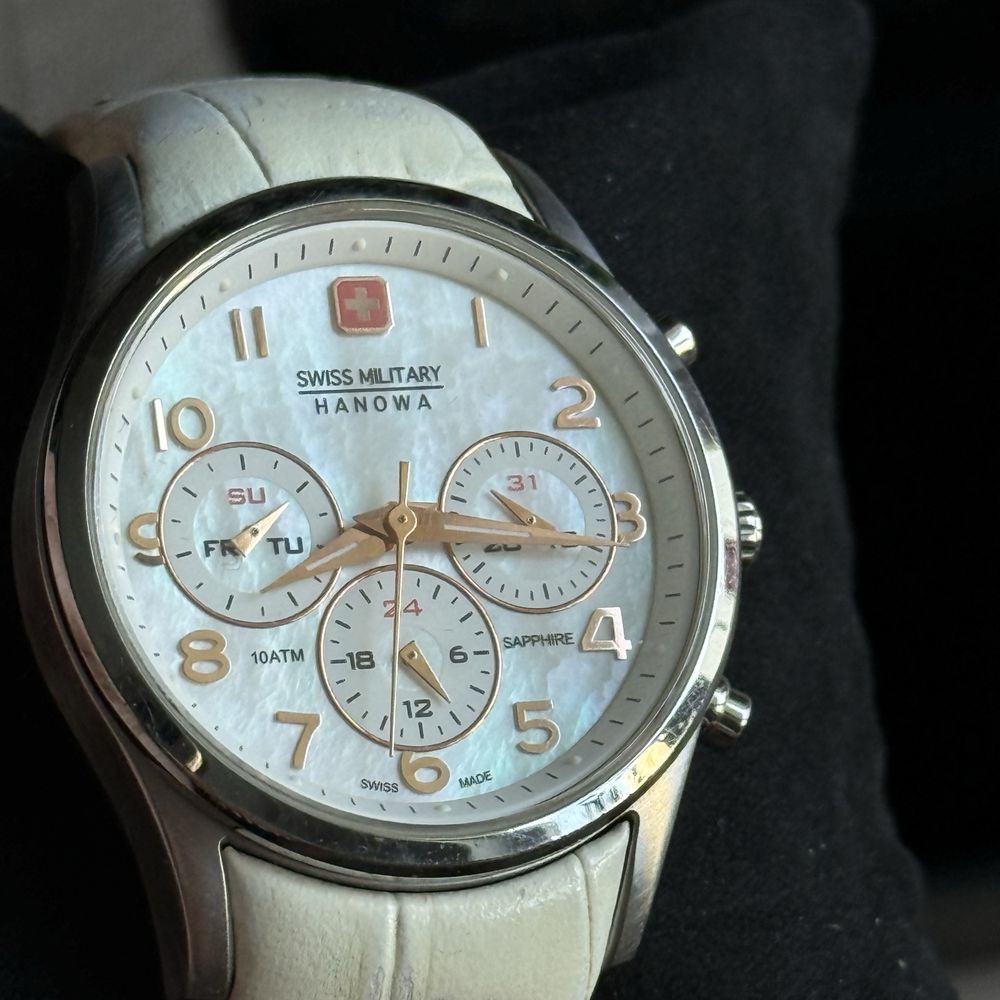 Zegarek szwajcarski chronograficzny Swiss Military Hanowa szafir
