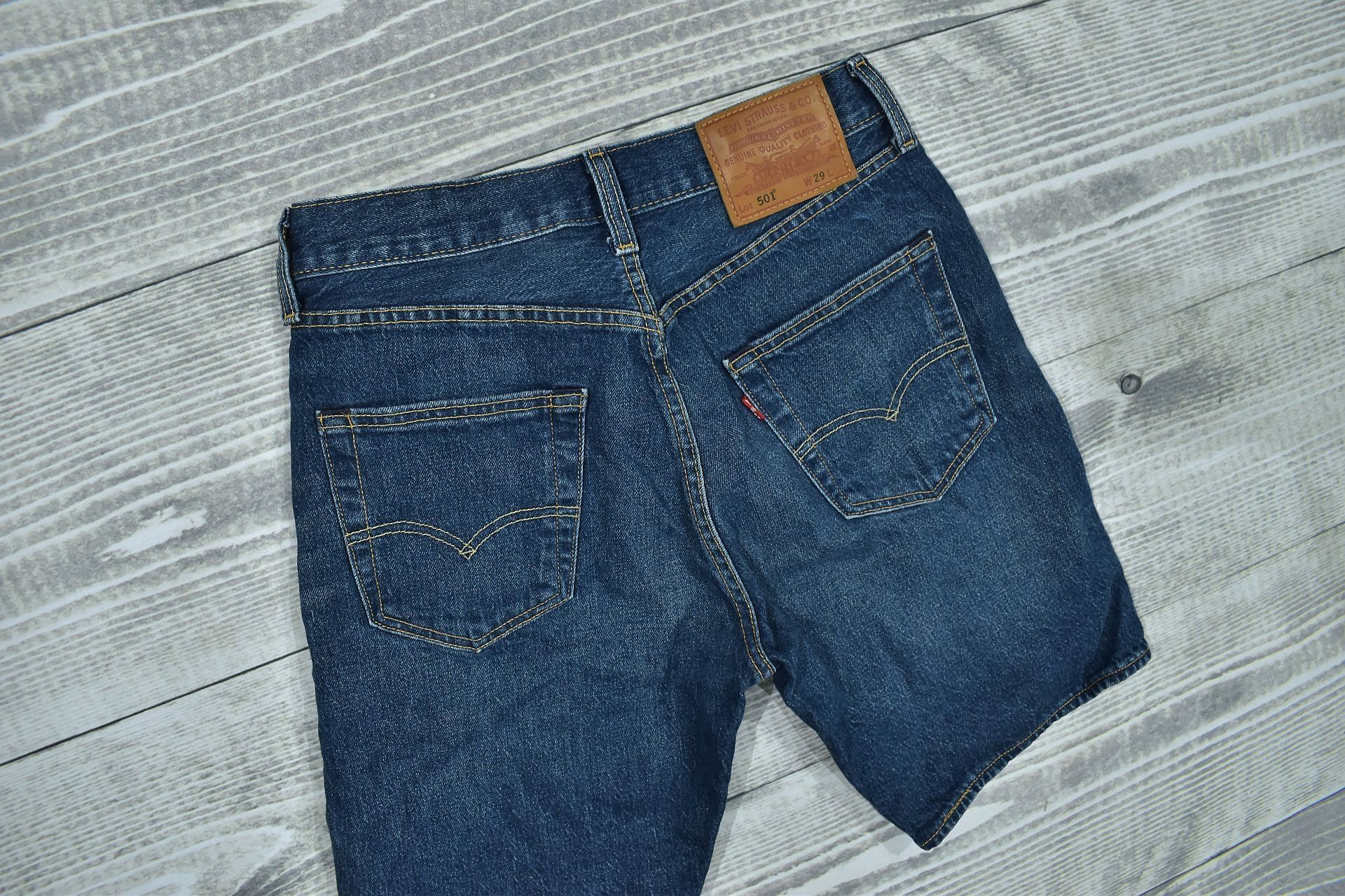 LEVIS 501 Męskie Spodenki Jeansowe Bermudy / 31