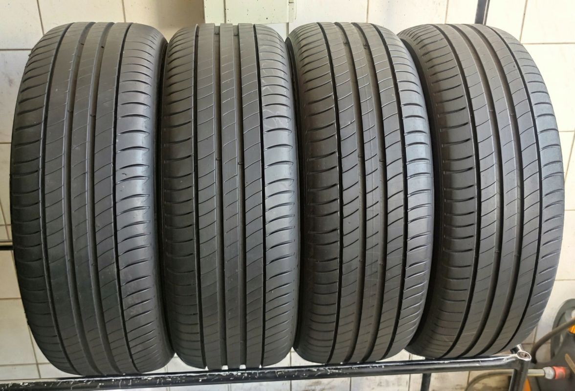 4x 215/55r18 Michelin Primacy 3/99v B/A/69dB 6,69mm Jak Nowe