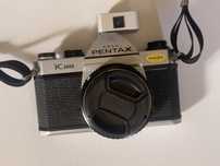 Máquina fotográfica de filme Pentax K1000 Lente Pentax f2 M de 50 mm