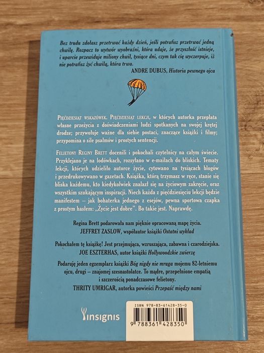 Książka Reginy Brett Bóg nigdy nie mruga