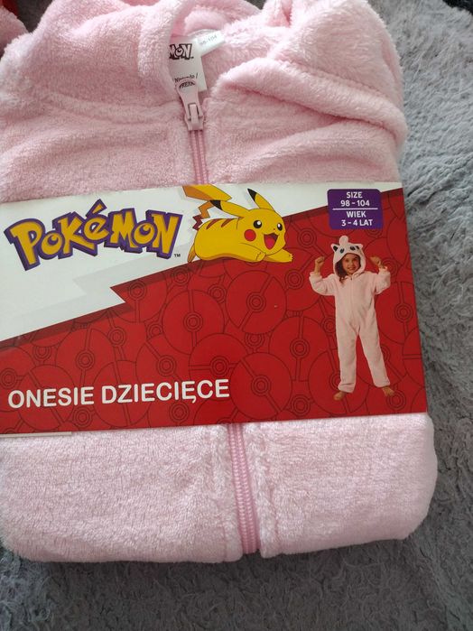 Jigglypuff Pokémon strój karnawałowy dla dziewczynki 98-104