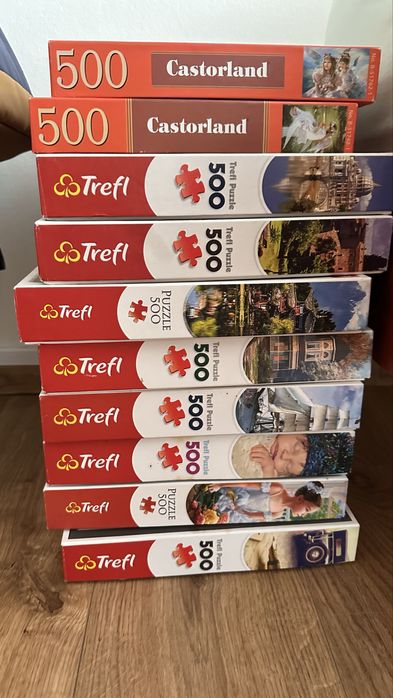 Zestaw puzzli kompletne