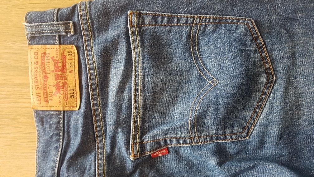 Levis Strauss & CO 511 roz W33 L35