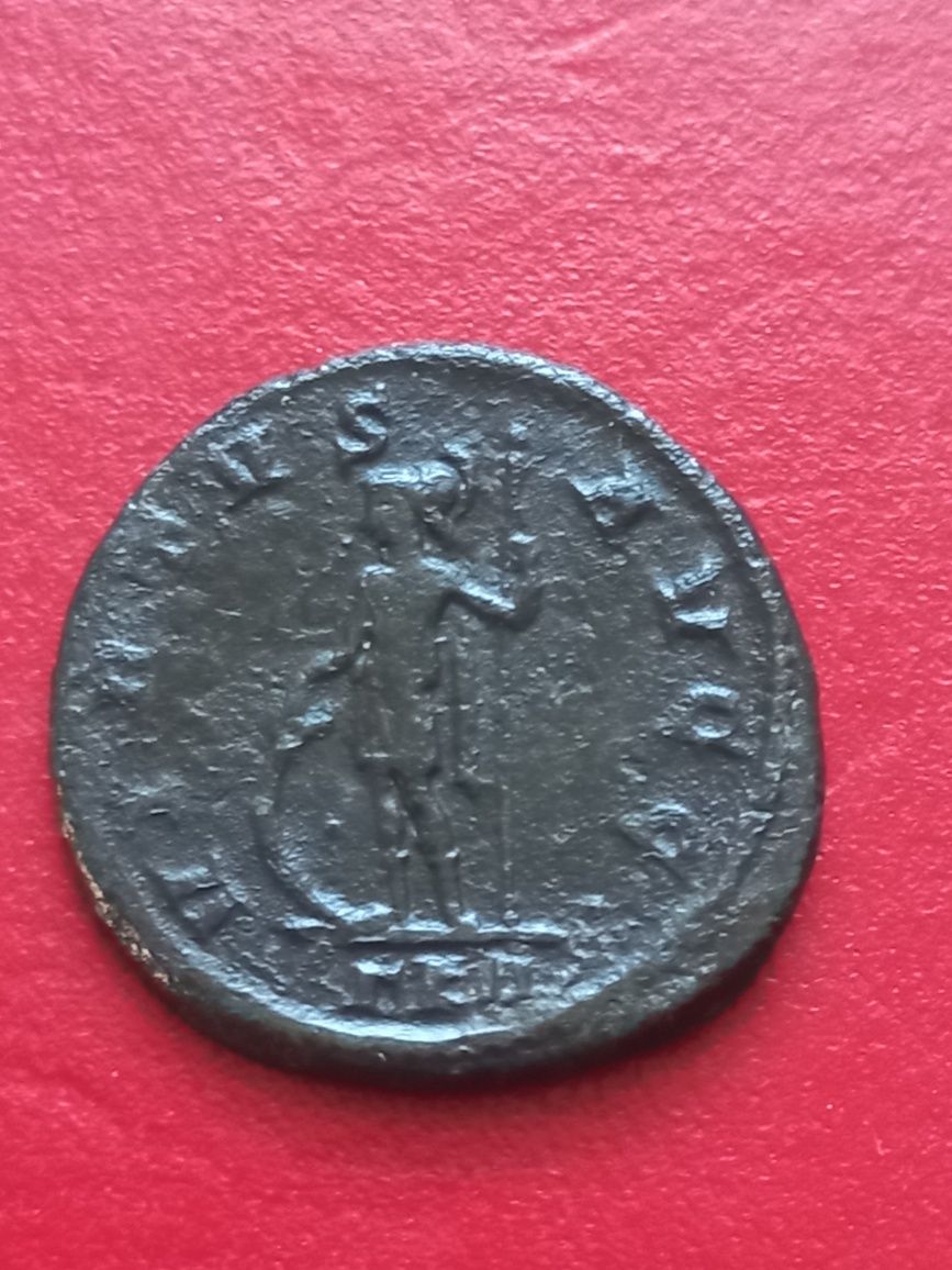 Rzym - Marek Aureliusz Karus, antoninian, brąz III wiek n.e.