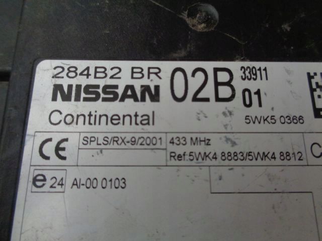 Nissan QASHQAI J10 MODUŁ KOMPUTER 284B 2BR02B