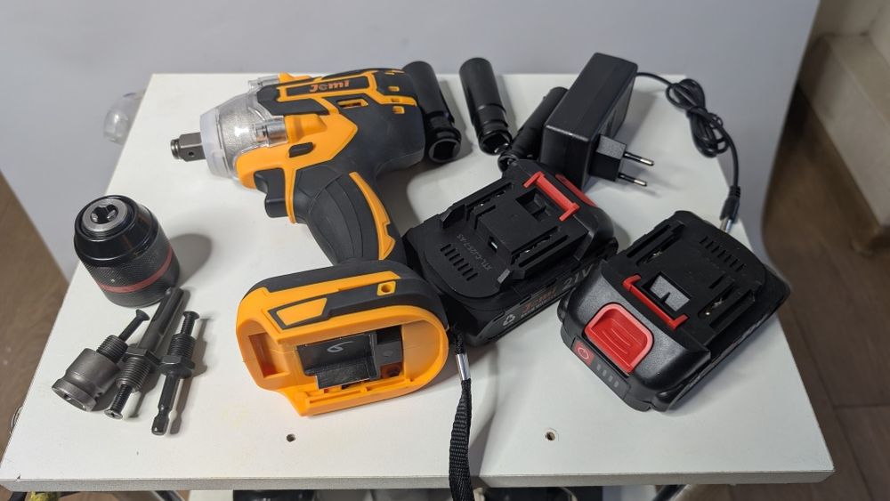 Гайковерт Jemi безщеточный 350нм. 4000 об/мин. 1/2"