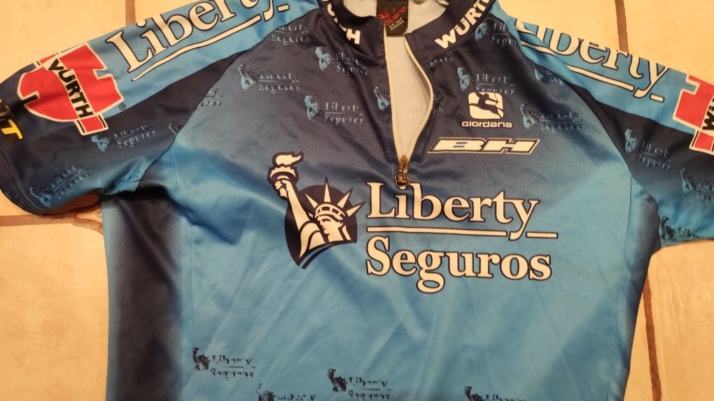 Koszulka kolarska Giordana Libertyn Seguros