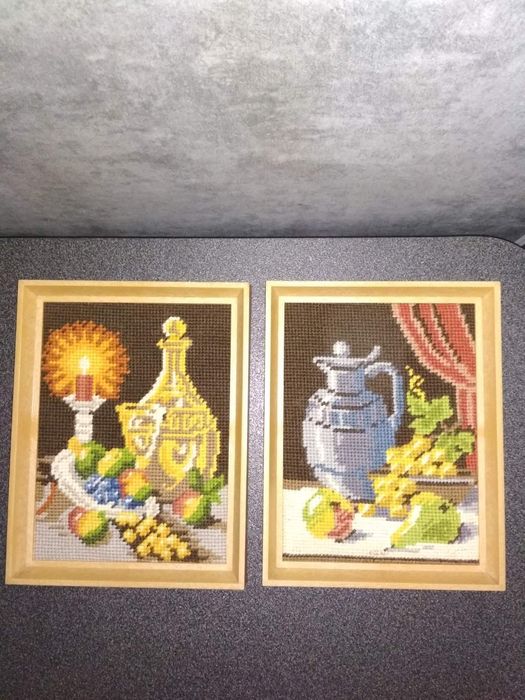 Картина вышивка ручная работа