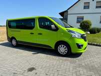 Opel Vivaro 9 osobowy Long 1.6 biturbo 120KM 2016r klima tył nawiewy