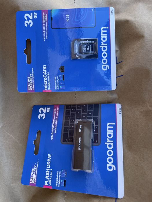 Goodram karta pamieci microsd i pendrive 32gb - Nowe