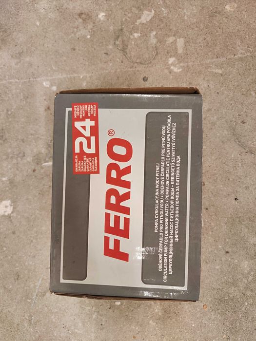 Pompa cyrkulacyjna wody pitnej FERRO typ 25/60/180