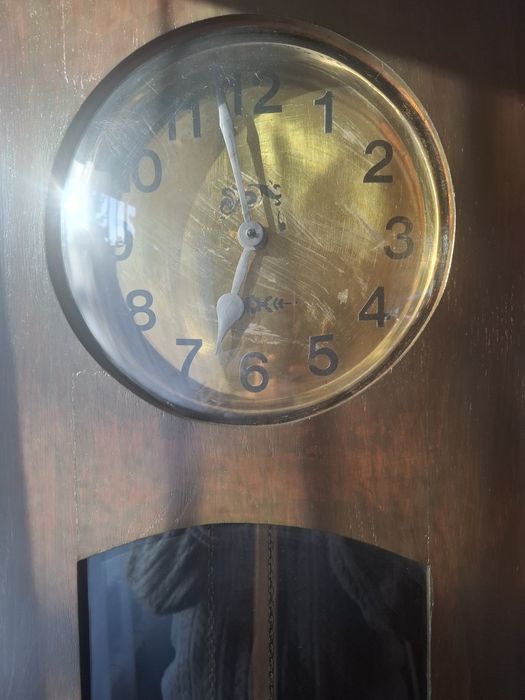 Zegar stojący drewniany