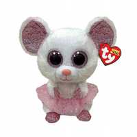 Beanie Boos Nina - Biała Ballerina Mysz 24cm, Ty