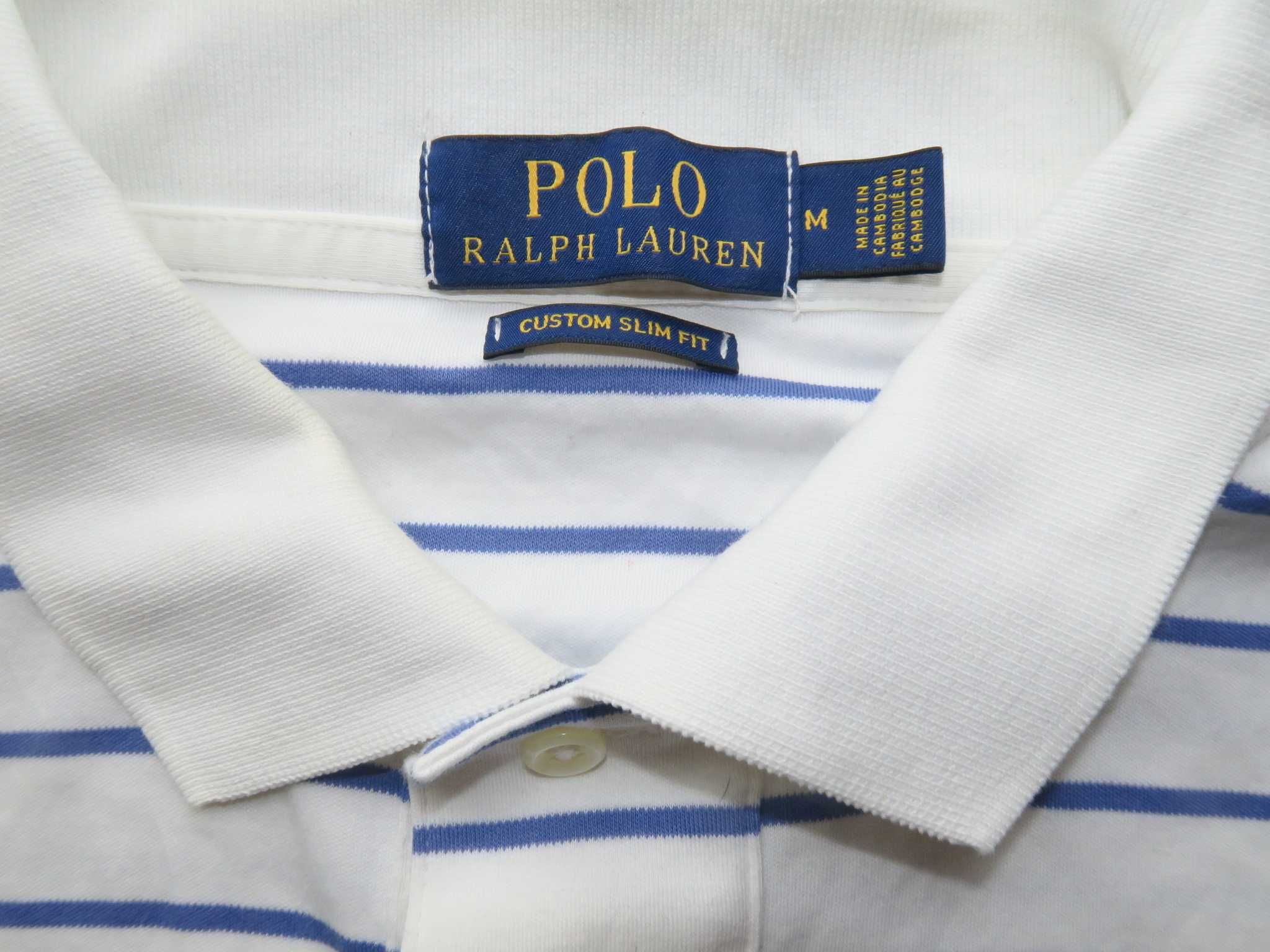 Ralph Lauren koszulka polo multicolor logo M