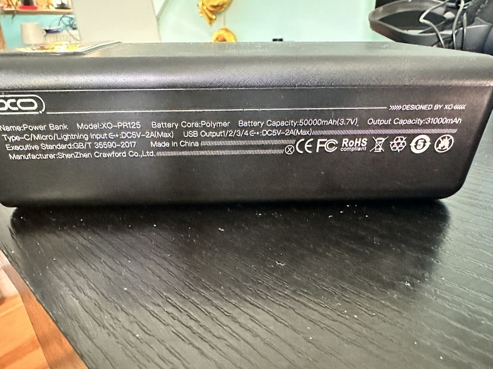 Powerbank XO 50000 mAh Czarny