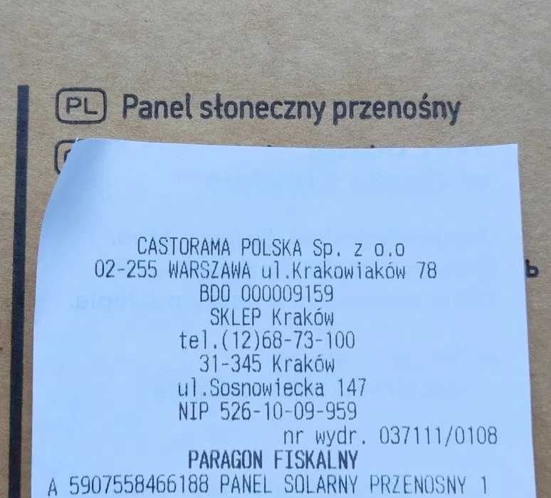 Panel solarny NEO TOOLS 120w - nowy, gwarancja Castorama
