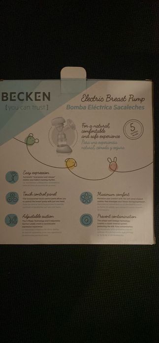 Bomba elétrica para extração de leite