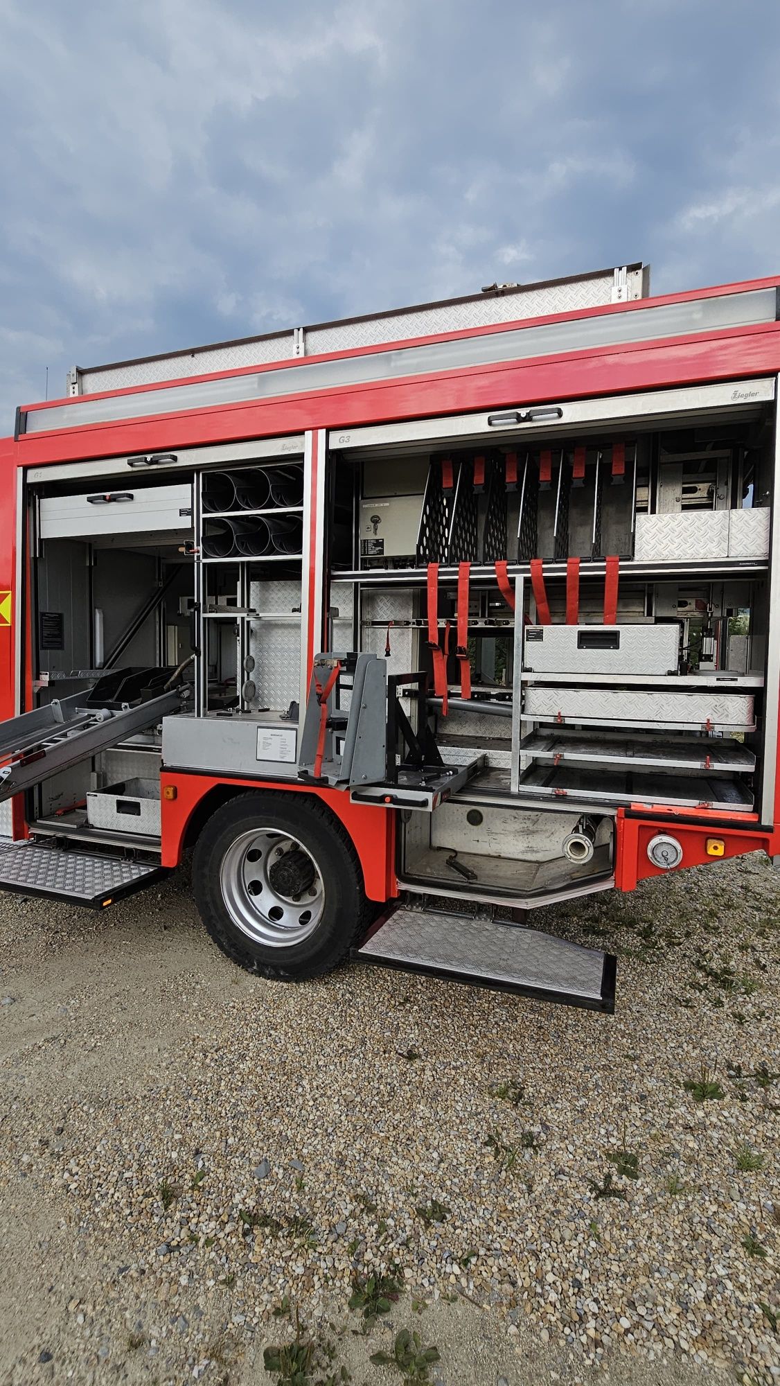 Man LE 4x4 Wóz Strażacki Straż Pożarna Ziegler pożarniczy L80 L2000