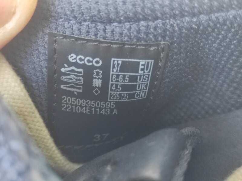 Мокасини кожанние Ecco р.37-37.5