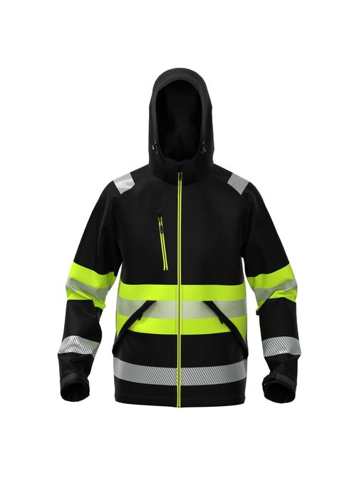 Kurtka robocza zimowa Hi-Vis VALENCIA  L, M, XL softshell - BOSAFETY