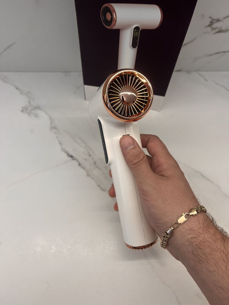 Аккумуляторный фен горячий воздух 15000 mAh