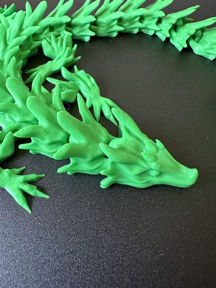 Flexi dragon - wydruk 3d