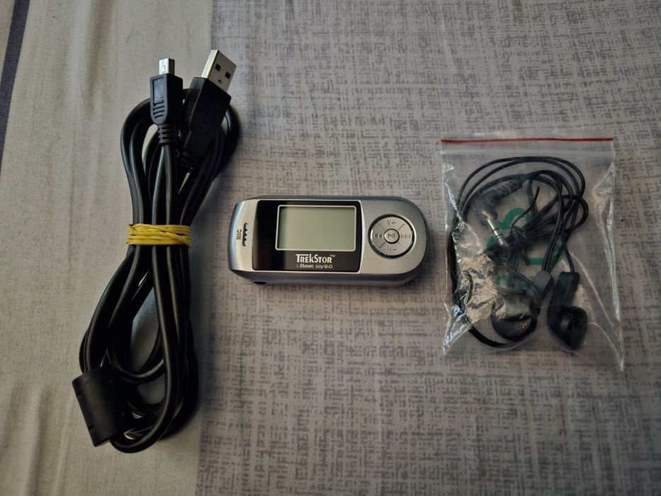 UNIKAT! JAK NOWY! Odtwarzacz MP3 | TrekStor 256MB + słuchawki + kabel