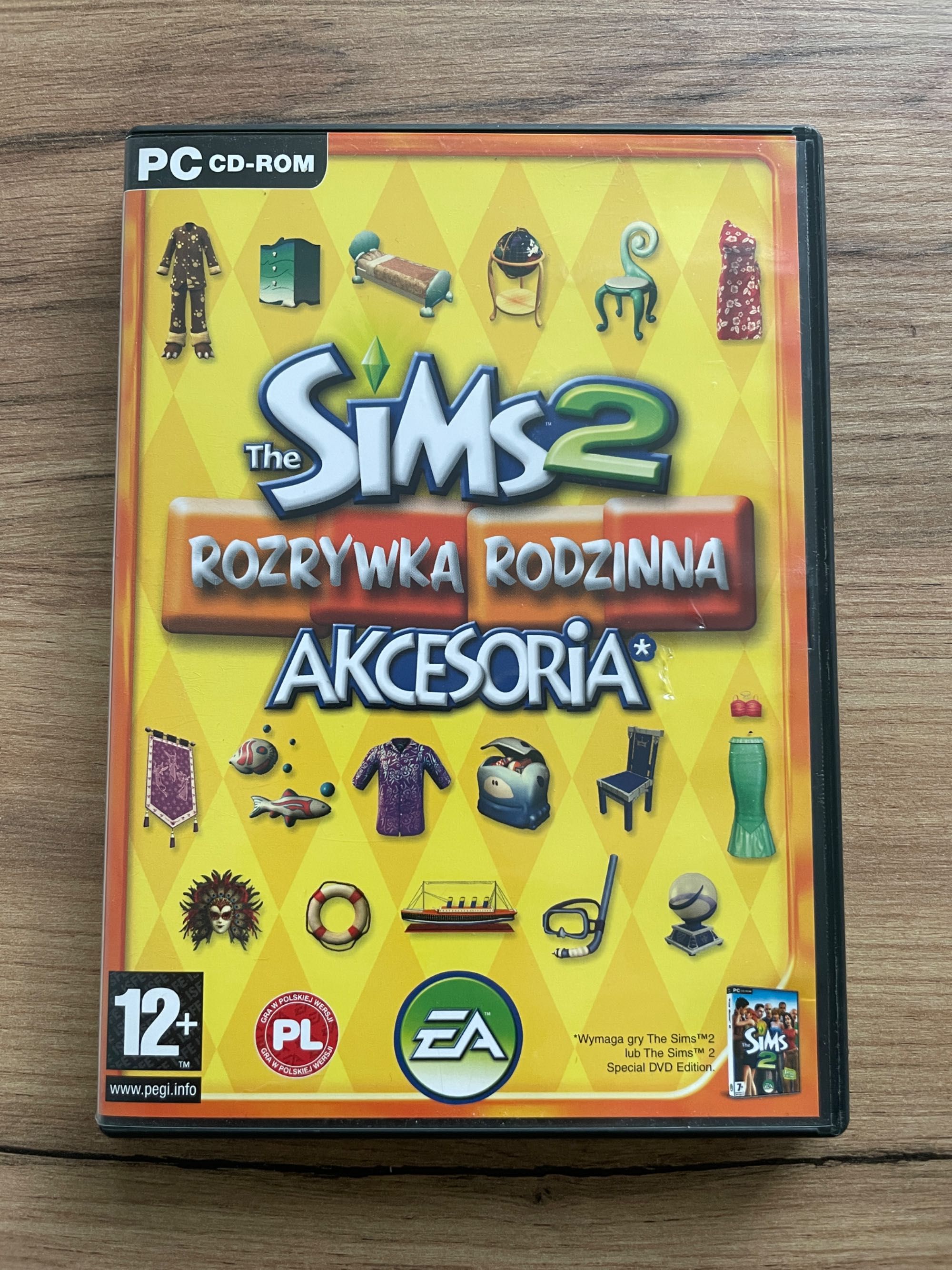 The sims 2 rozrywka rodzinna akcesoria