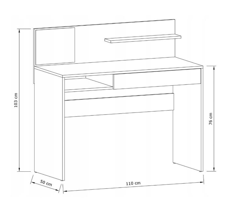 Sprzedam białe biurko Magnet