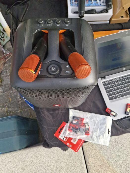 Coluna JBL - Encore - 100W + 2 microfones