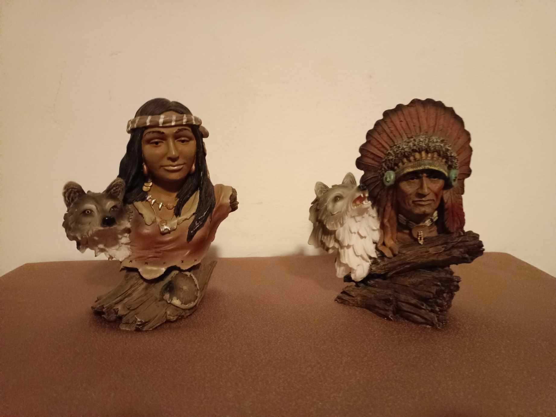 Figurki Indian amerykańskich.