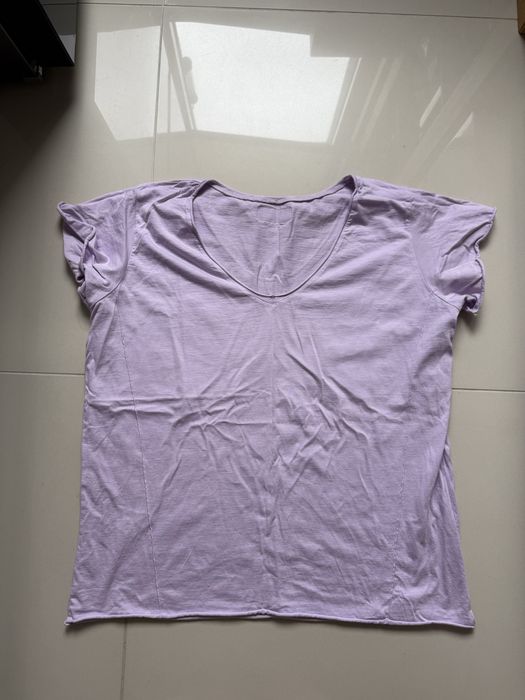 Koszulka RP STORE rozmiar L fioletowa lawendowa krótki rękaw tshirt