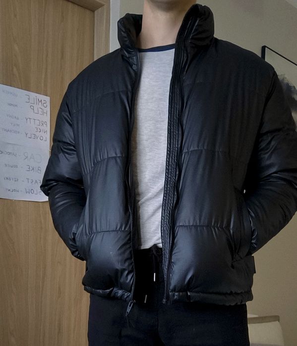 Kurtka Zimowa Aesthetics L Bomberka Eko Skóra Elegancka