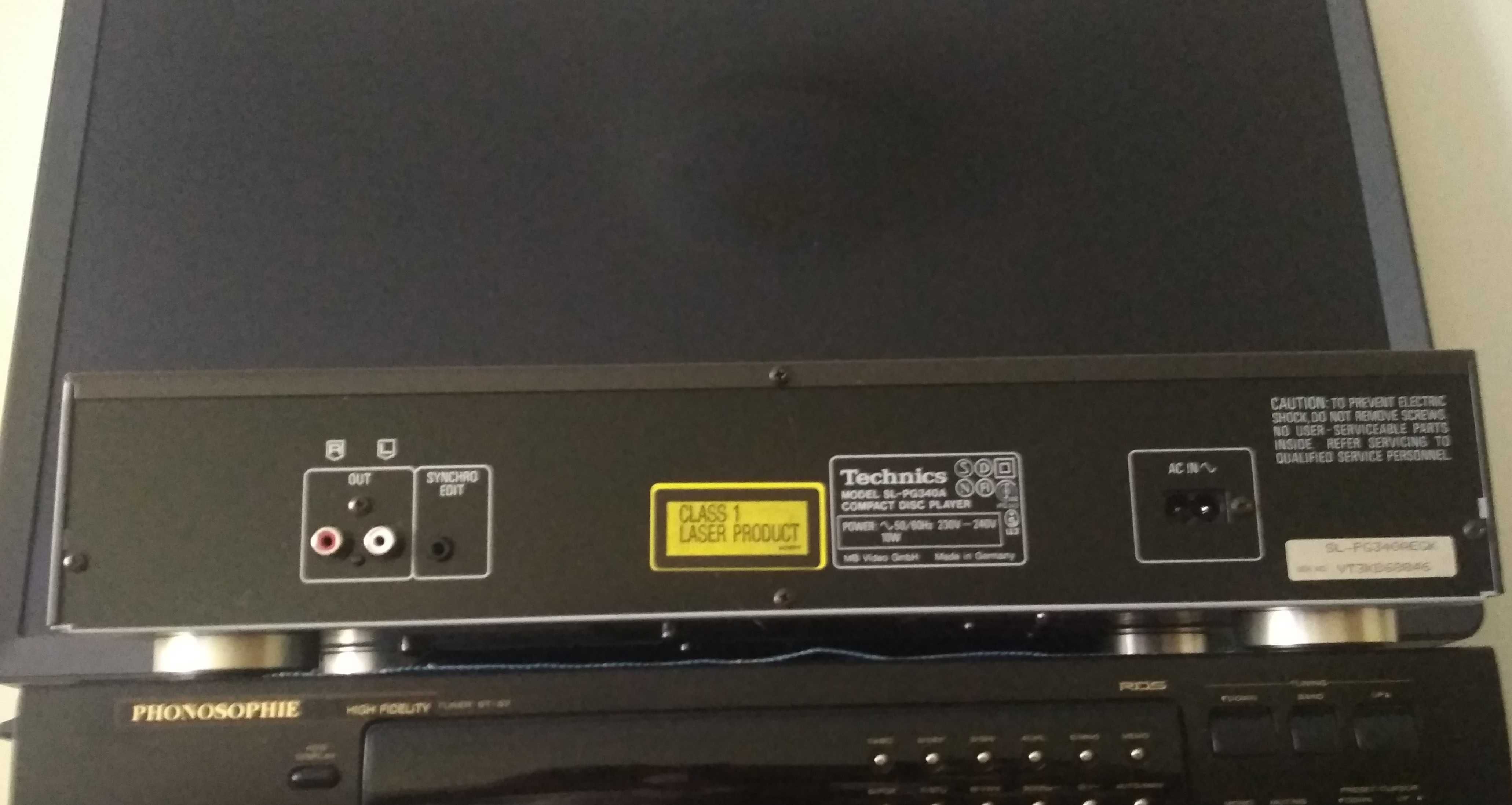 Technics sl pg340 / Philips cd610 дефект