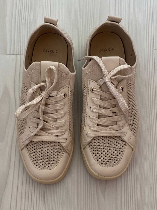 Sapatilhas Parfois bege telinha