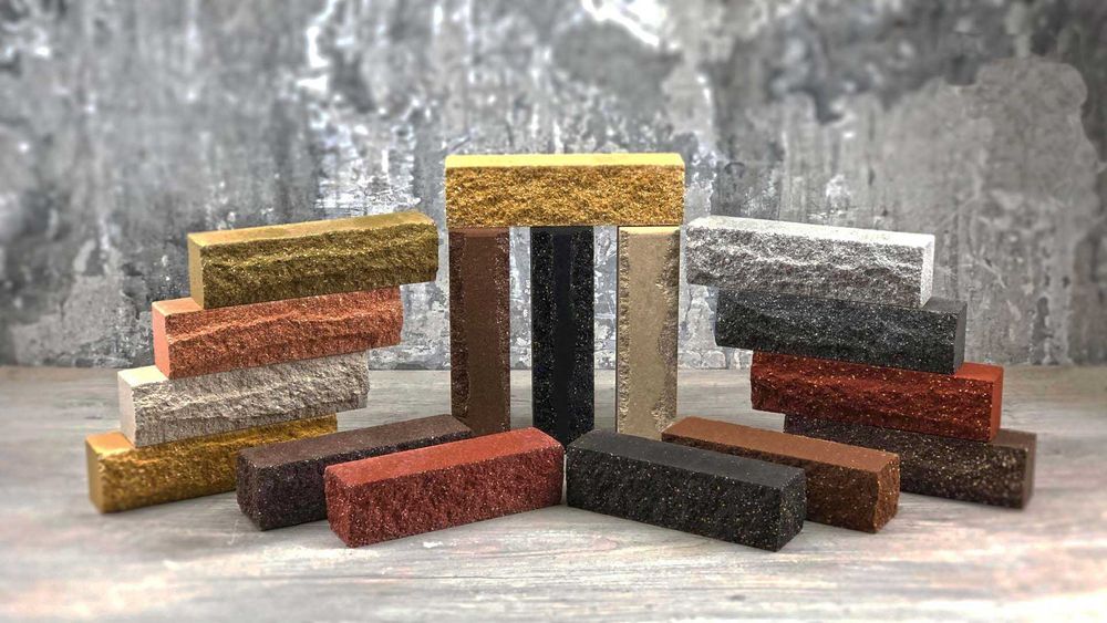 Цегла рвана половинка облицювальна.