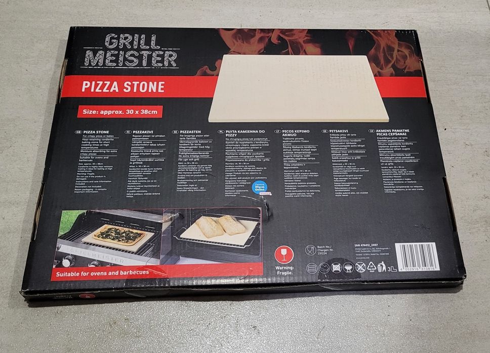 Płyta do pizzy Grill Meister. Kamień do pizzy