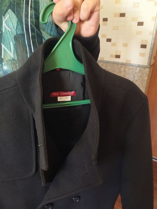 Чоловіче пальто шерсть з утепленням