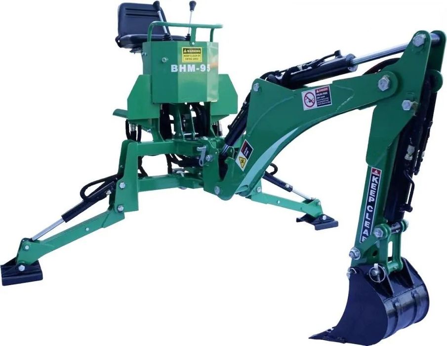 Koparka do ciągnika z własną pompą hydrauliczną BHM175 Mikrus Troll TRX Raty Transport