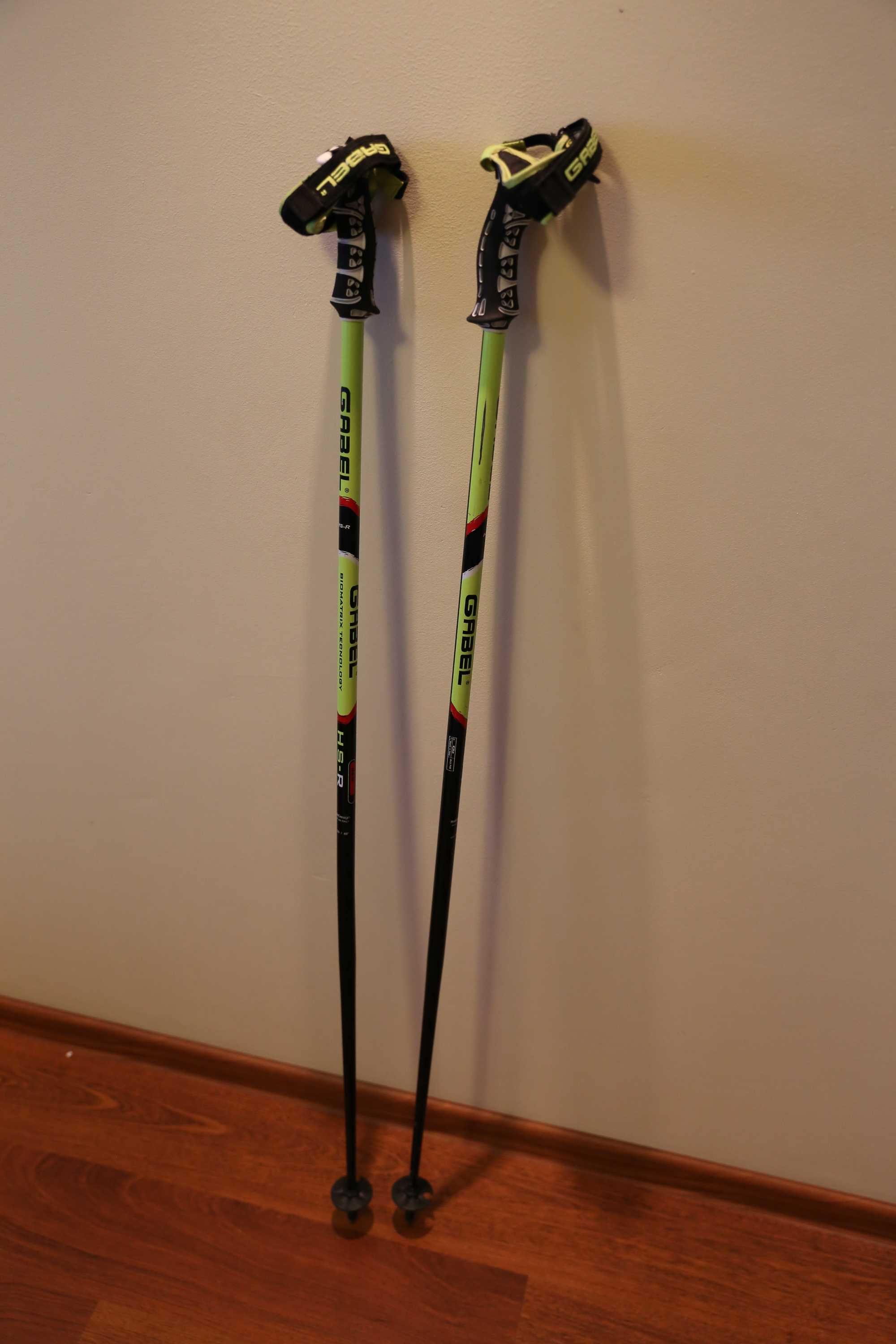 Kije narciarskie Gabel HS-R BLACK/YELLOW 120 cm
