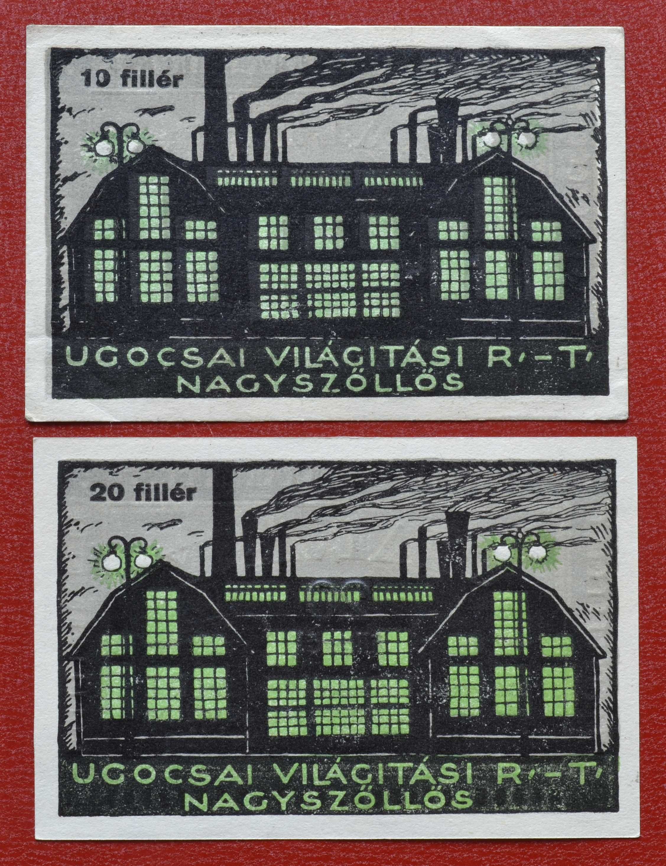 Бони, АТ Електростанції Угачани(Севлюш), 1-й Випуск 1919р. Оригінал