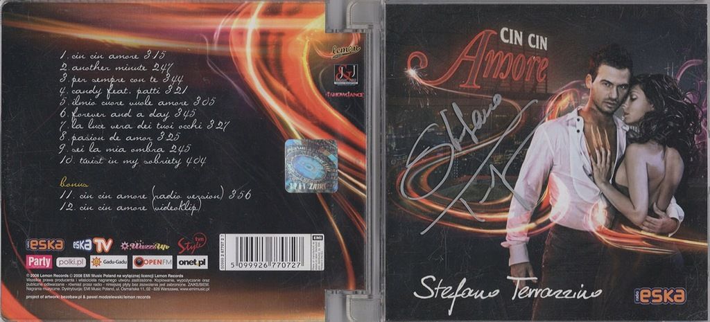 Stefano Terrazzino - Cin Cin Amore - AUTOGRAF