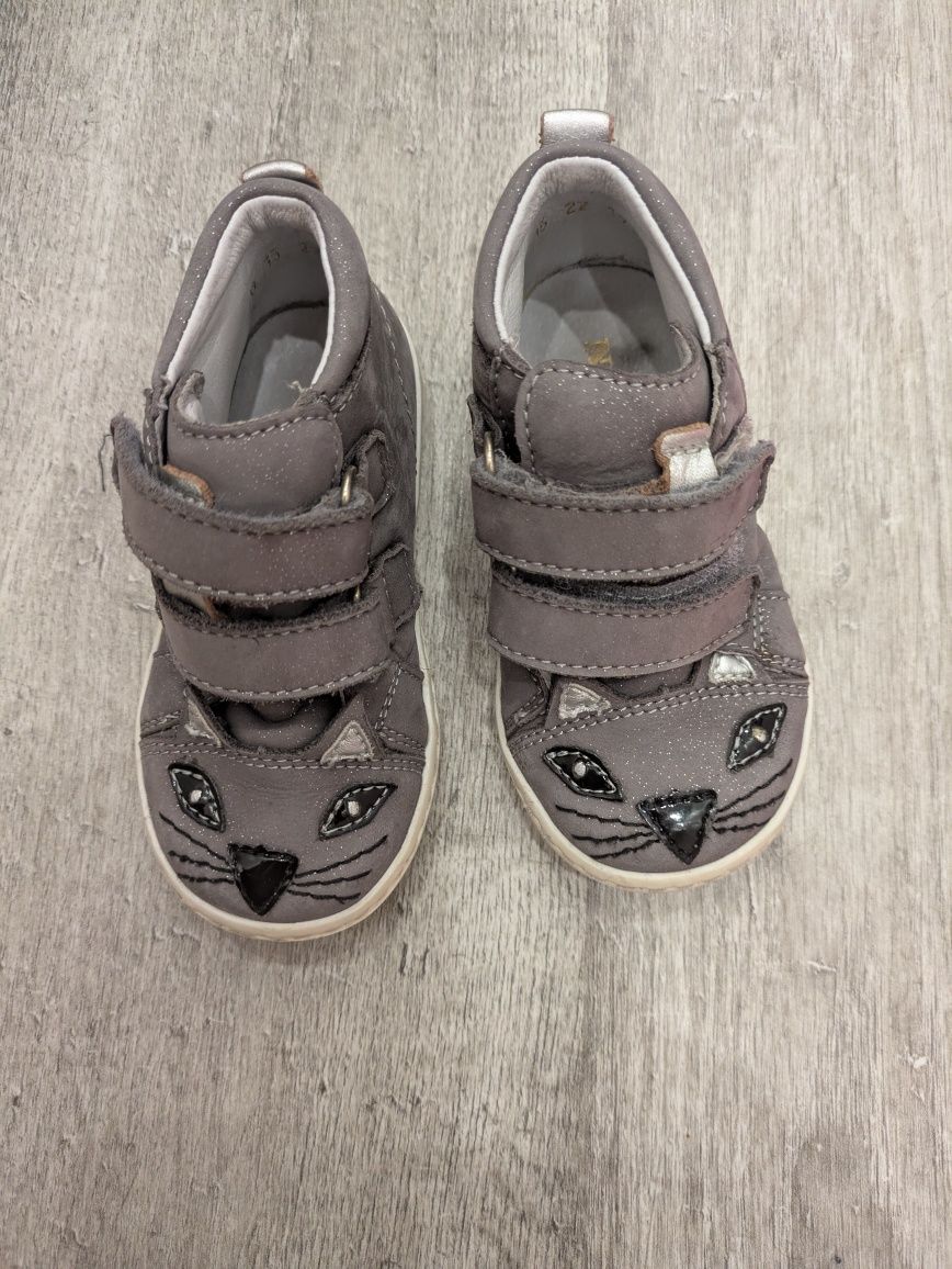 Trzewiki sneakersy zadbane mido noster skóra 22