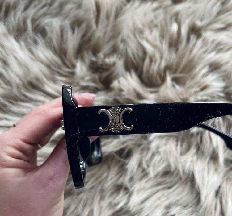 Celine okulary przeciwsloneczne czarne nowe OKAZJA